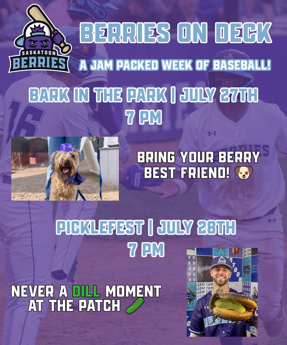 StoonBerries's tweet photo. Got a 3-game slate up at the plate to start the week!

Get Tickets | https://t.co/1MjGXO09G9 https://t.co/EhSzkKGCQw