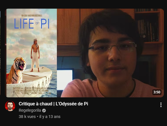 HeadLiife's tweet photo. Y'a des suggestions youtube qui surprennent @regelegorila https://t.co/pCInqlEroZ