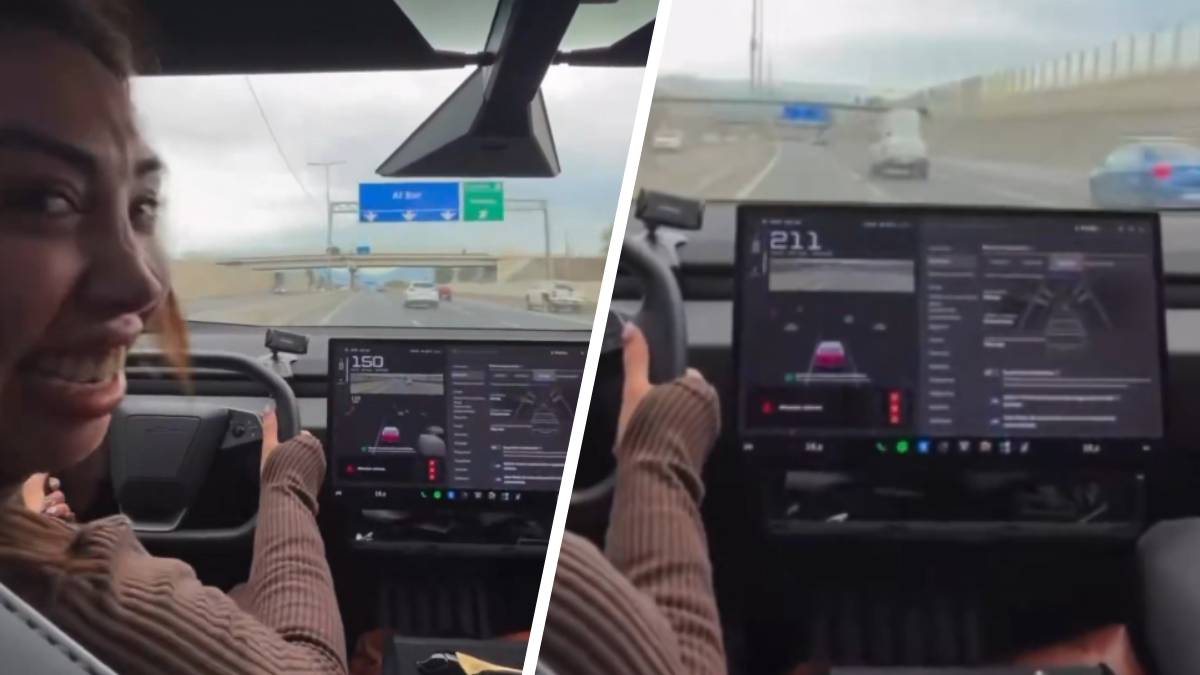Cooperativa's tweet photo. 🔴 Abren investigación contra Naya Fácil por manejar su Cybertruck a más de 210 km/h https://t.co/z72X0ACMgT https://t.co/By6ad2WDxg