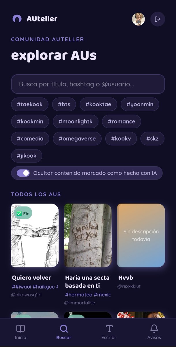 th4koo's tweet photo. lo bonita que está quedando la app para hacer aus😍😍😍 cada día entro a mirar qué es lo nuevo que puso la creadora y hay como 15 cosas nuevas, ahora incluso puso para ocultar contenido con IA aaa te amo @roswmn muchas gracias por el esfuerzo gigante que estás haciendo https://t.co/8qSIoKEJzB