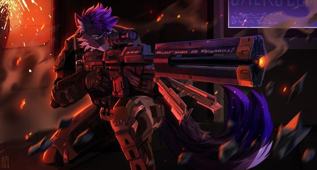 Its_Reek's tweet photo. Ilustration done for Veeryuk 🔥🔥

#clipstudiopaint #furry https://t.co/R4mZ0mCoNW