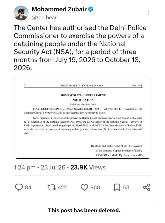 RiseofBurnol's tweet photo. Hello 
@MEAIndia

U need to chain this pig also

From Tahir Hussain 
To 
Naseer Sahab 
To
Fake news spreading in everything

This h*lala product is involved 

After 
@Nher_who
 
This must top ur list and the name of the pig is @zoo_bear

Cc 
@pmoindia
 
@HMOIndia
 
@DelhiPolice https://t.co/3TMQtERBD3