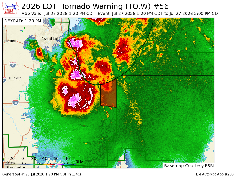 tychistorm's tweet photo. LOT issues Tornado Warning [tornado: RADAR INDICATED, hail: 0.00 IN] for Porter [IN] till 2:00 PM CDT https://t.co/Z8WMfeyaJ1 https://t.co/d8Hmst8SW2