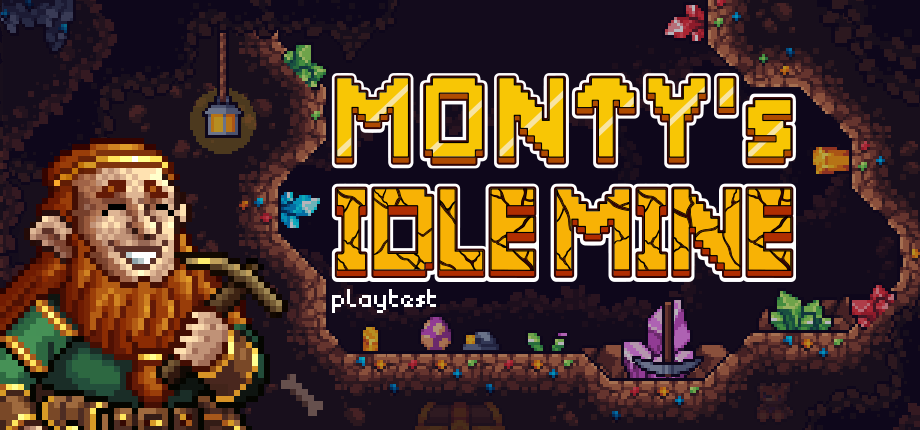Antonnnm's tweet photo. This Wednesday 29th at 11:00 hours GMT-3 we are going to open "Monty's Idle Mine" playtest for everyone! 😁

Like, comment and share this post to enter 3 Steam keys giveaways when the game release. 🗝️🎁

#indiegames #pixelart #gamedev #indiedev https://t.co/7bSgTZsInj
