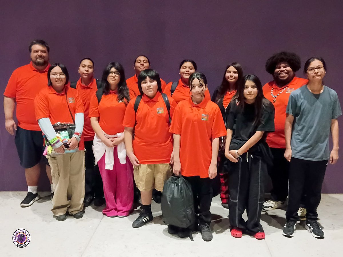skylinegila's tweet photo. Mission: Space Camp 🚀 @spacecampalumni 
Wishing our Skyline Gila River Robotics Team an amazing week in Huntsville, Alabama as they explore STEM, engineering, and space science.
Go Mustangs! https://t.co/2TiR0S0bIC