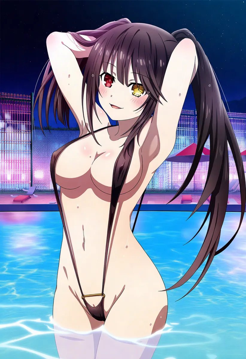 Mund0DAL's tweet photo. Kurumi tokisai esta lista para ir a nadar, la quieres acompañar ♡?🔥 #datealive #kurumi #waifuanime https://t.co/xVc2VesJ25