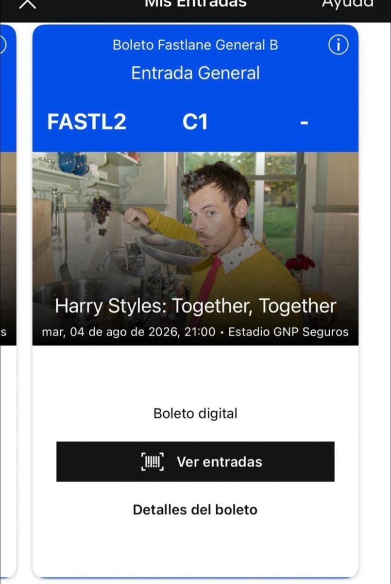 elizaaargo1's tweet photo. Vendo boletos fastlane para harry styles fechas 31 1 7 y 8 general c $750 general b $1500 https://t.co/RCPQHctsXM