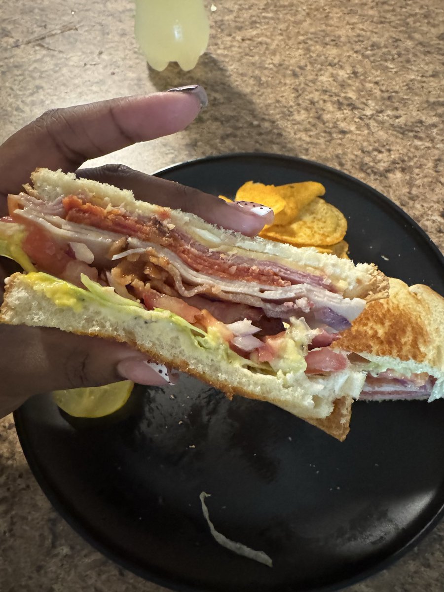 ___Destine's tweet photo. @kay_thecoolmom I sholl made a nice lil cool deli sandwich. Toooo hot for anything else https://t.co/aPa2jxPCkk