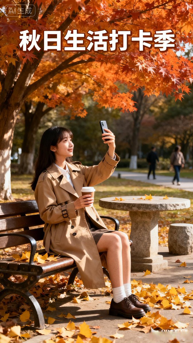 Jumin7665's tweet photo. The first crisp autumn wind blew through the city today—time for oversized sweaters, pumpkin lattes, and cozy walks under golden maple leaves https://t.co/NLBE1h1eRC