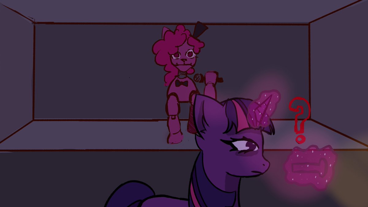meiwolfy's tweet photo. hm....? (　｀ー´)

#mlp #art #fnaf #mylittlepony https://t.co/TEcwNEHvaD