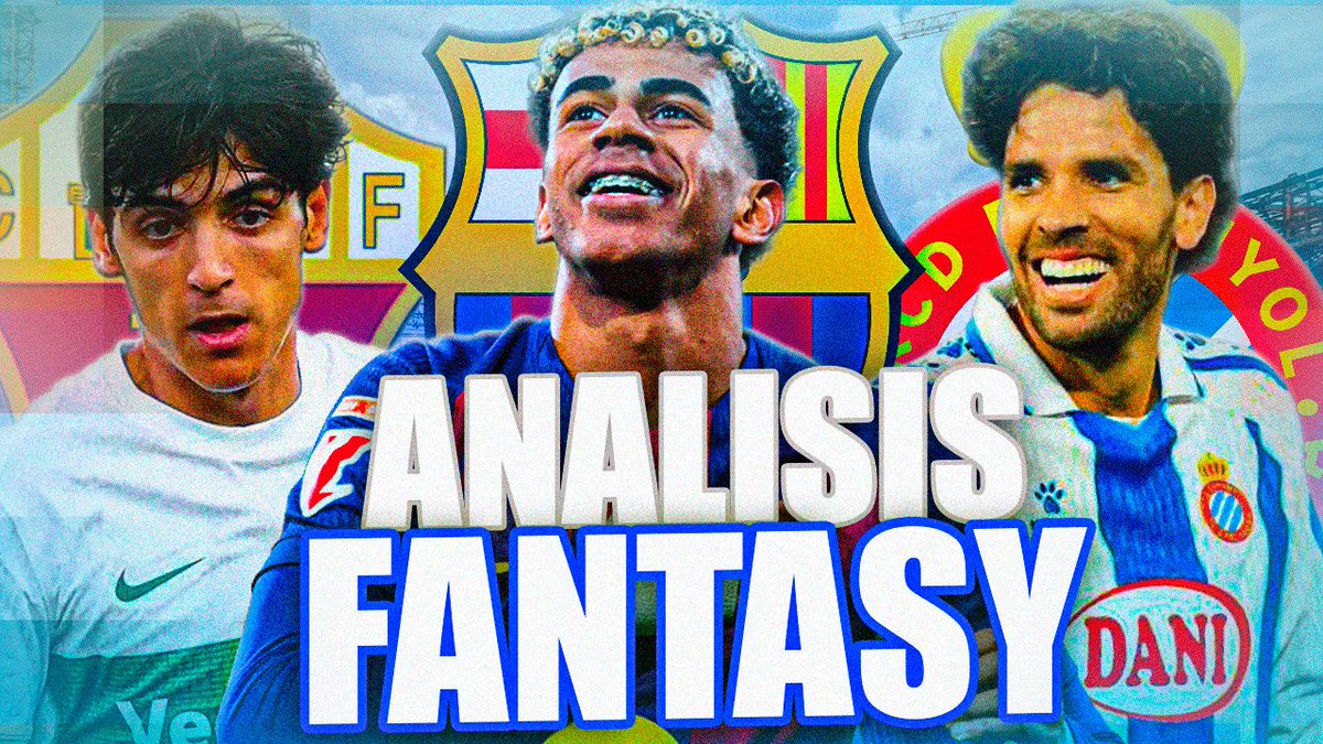 JoseCarrasco_98's tweet photo. ‼️ NUEVO VÍDEO ‼️ 

🎥 | ANÁLISIS FANTASY del BARCELONA, ESPANYOL y ELCHE https://t.co/c1KbwzPbiW