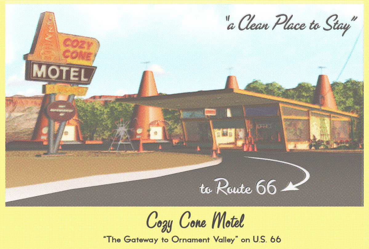 Pixar's tweet photo. Greetings from Radiator Springs ⛽️☀️
#Cars20 https://t.co/BrCycU1jsb