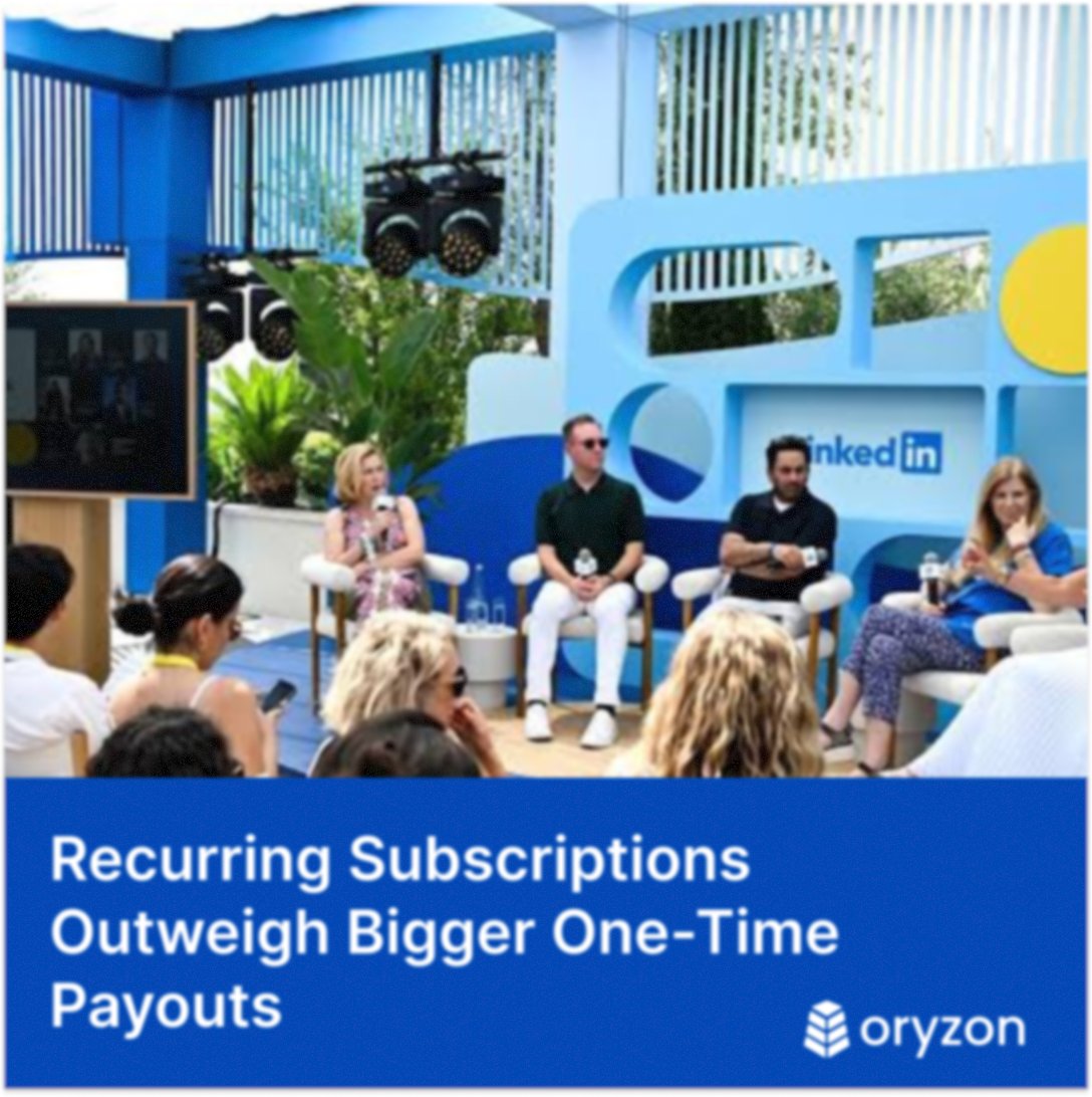 oryzonhq's tweet photo. Selling once proves someone wanted something. 
Getting paid monthly proves they trust you enough to keep paying without being asked twice. https://t.co/3ftlwvYfpK