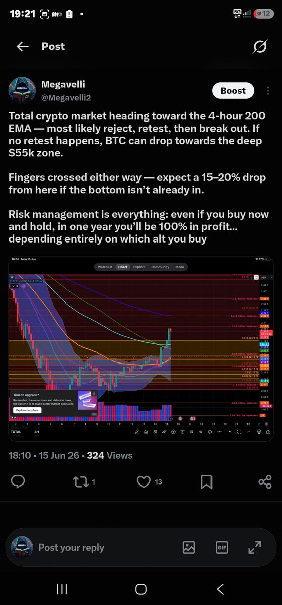 Megavelli2's tweet photo. I’m no longer verified on X because I’m no longer supporting Elon Musk. But do me a favor — read what I’ve posted. Do not give up. I’m still here. Don’t give up.

We are in a short bearmarket period market is moving #eth did what i said ath 2027

#buyfear #sellgreed https://t.co/c45whzZtrF