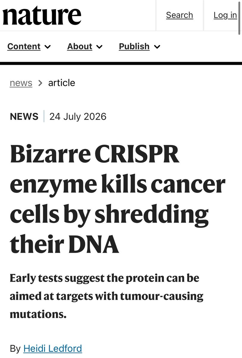 CRISPR's Market Expands with New Programmable Chemotherapy Discovery