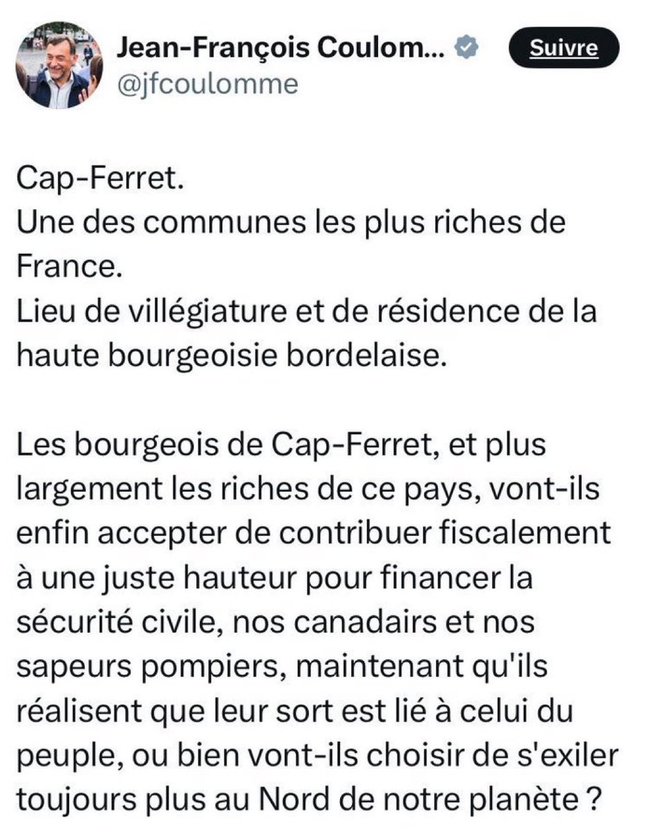 Crohnfighter's tweet photo. La cuve à merde LFI est putride à l’infini…

@jfcoulomme ne fait pas exception.

2027 sera l’occasion de les dégager. https://t.co/zMTyphg5O3