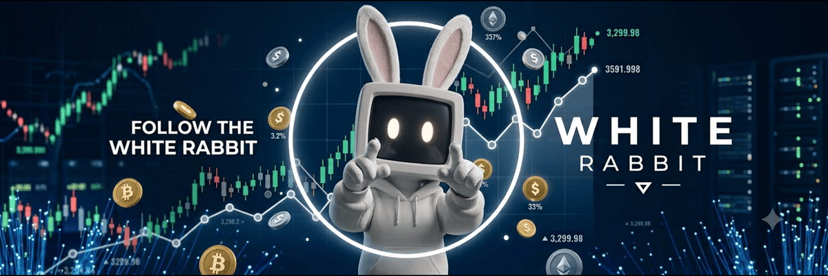 Befbunny's tweet photo. Never traded before? Read this first.

You do not need to be a trading genius, and you do not need a fortune to start. That is the whole point of The White Rabbit.

Trading is hard for two reasons: knowing when to buy and sell, and having enough money to make it worth it. We solve both.

We do the hard part for you.

Our tools watch the markets and tell you exactly when to enter and when to exit. 

Buy here, sell there, clean and simple. You do not need to understand the math behind them, the same way you do not need to know how an engine works to drive a car. 

They have been tested for months by real people in our community, with high win rates. You just follow the signal.

You do not risk your own savings to start.

Here is the part almost nobody explains. 

There are companies called prop firms that will fund you. 

You pay a small entry fee, often around 50 dollars, pass a simple test trading a demo account, and they hand you a real 50,000 dollar account to trade. 

You keep 80 to 90 percent of the profits, and if it goes wrong, all you ever lose is that small fee. 

Never your rent money.

So the path looks like this:
Hold the token. That unlocks all the tools, no subscription, no monthly fee.

Get a funded account from a prop firm for around 50 dollars.

Connect it, follow the signals from our tools.
Pass, get funded, withdraw real profits. Then scale with more accounts.
The community carries you.

You are not left alone with a manual. 

Join our Telegram, ask anything, and people who are already doing this will walk you through every step, from picking a prop firm to placing your first trade.

Hold solana:Fg75gUo5qtQhL3iU6iaXaD8b818RK1zGeuysiqFApump , use the tools, and start small. That is it.

This is not financial advice. Trading has risk, discipline matters, and no tool wins every single time. Only ever risk what you can afford to lose.
