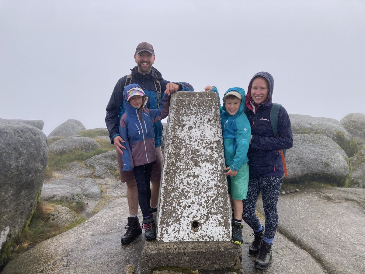chrhartley's tweet photo. My 6yr old (and 8yr old) ((and wife)) climbed a 2,867ft mountain today from sea level in less than ideal conditions!
Very proud
#goatfell https://t.co/nl7Gfq78qF