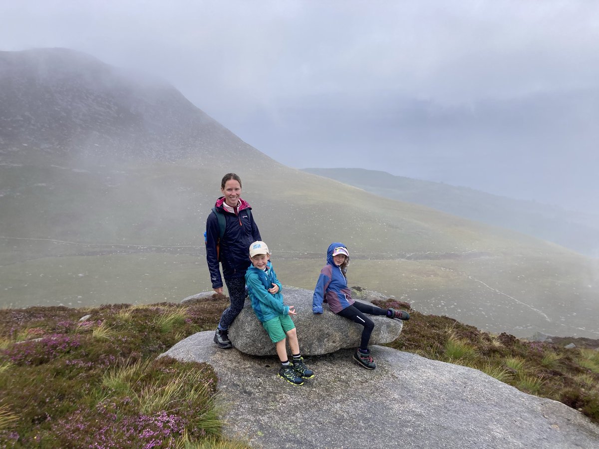 chrhartley's tweet photo. My 6yr old (and 8yr old) ((and wife)) climbed a 2,867ft mountain today from sea level in less than ideal conditions!
Very proud
#goatfell https://t.co/nl7Gfq78qF