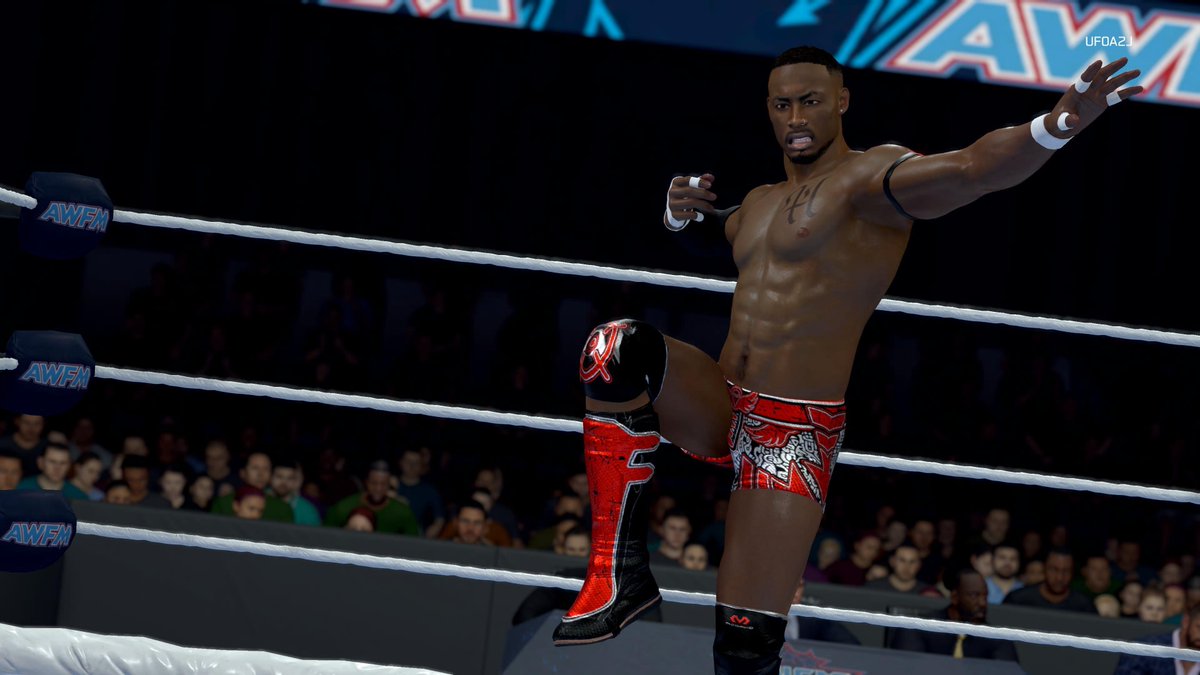A2JWWE2k's tweet photo. In the ring on Thursdays.
On the field on Saturdays.
Harlo Jr.
#AWFM #WWE2K26 #CFB27 https://t.co/cjF5i6f4C5