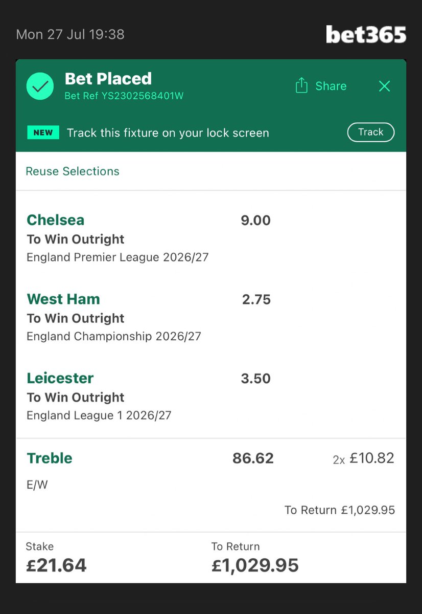 NizTips's tweet photo. OUTRIGHTS 📈 86

Add To Your Bet Slip - https://t.co/5tvxaUvF95 https://t.co/T9FGiordUS