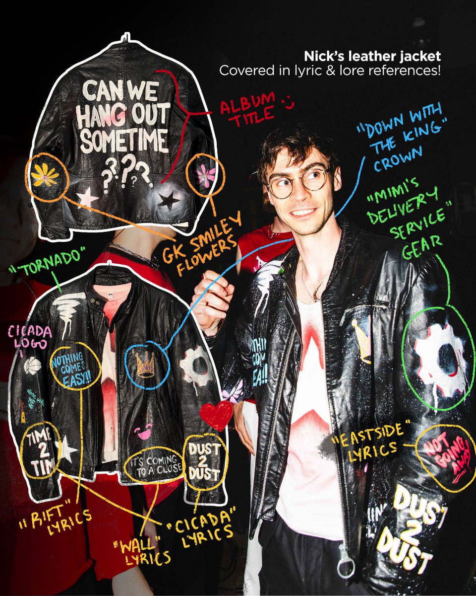 goodkidband's tweet photo. What was your fav look from tour?? ⭐️ Almost all of our clothes were custom made, and our stylist &amp; photographer @evvviem hid easter eggs throughout the looks 👀🪡🧵🎨🖌️ Reminder that all of our UK &amp; EU are THEMED — can’t wait to see what y’all wear!! 🤩 https://t.co/RGqF62trZs