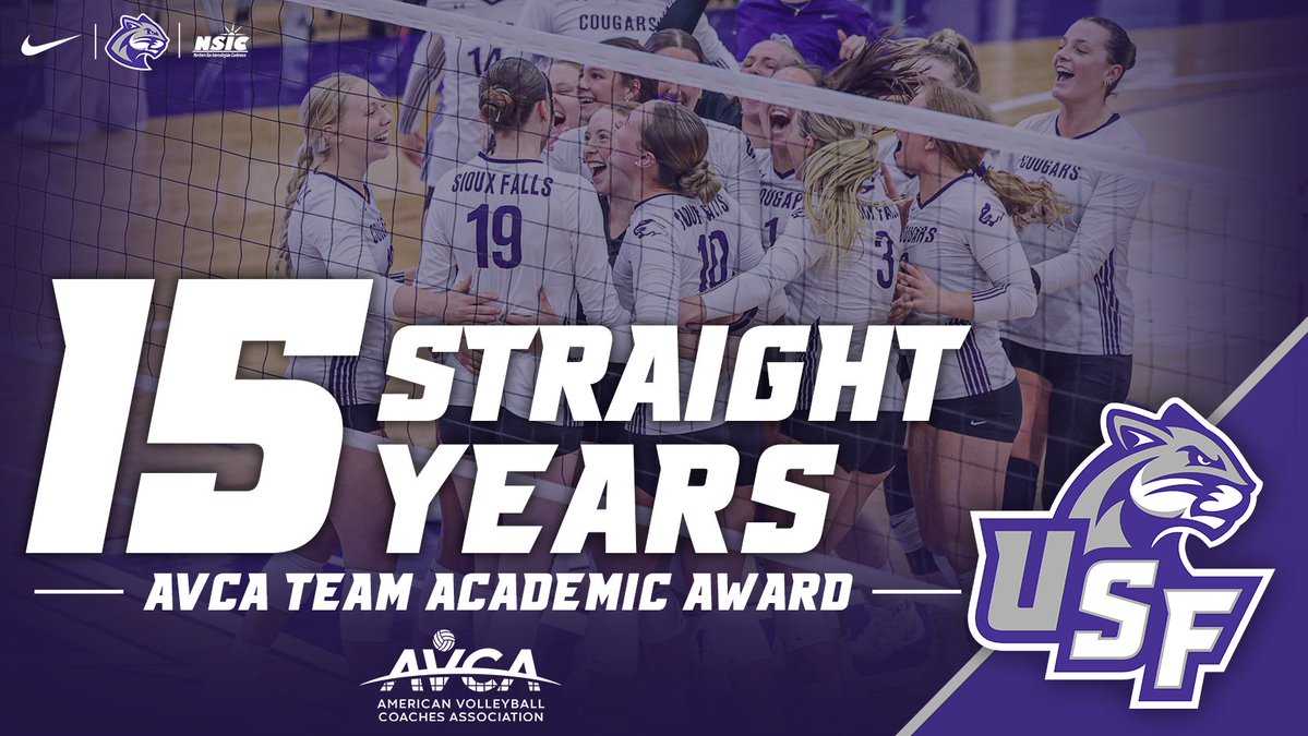 USFCougarsVB's tweet photo. 15 Consecutive AVCA Team Academic Awards ๐ฅ
๐ https://t.co/uSgsif9UPo
#CooFalls | #CooProud https://t.co/QVm7Y41jW5