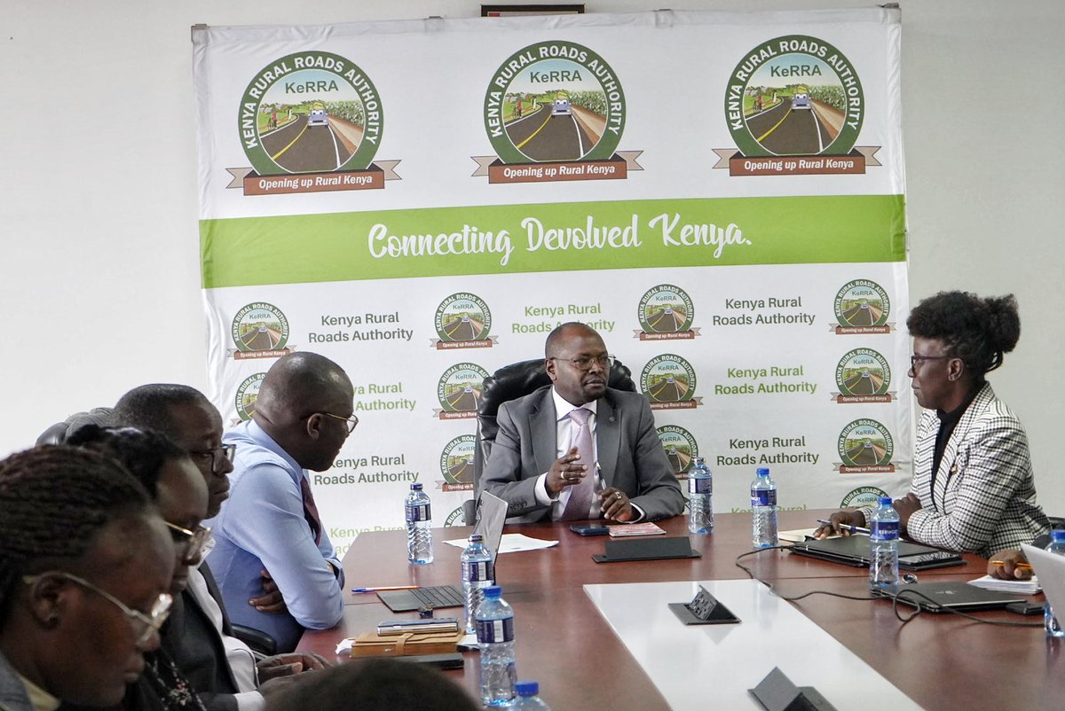EngineersBoard's tweet photo. Professional Engagements: Our Ag. Registrar/CEO, Eng. Grace Onyango, today paid a courtesy call to Eng. Jackson Magondu, Director General of the Kenya Rural Roads Authority (@KeRRA_Ke), to strengthen collaboration in advancing engineering professional development.

The engagement focused on developing tailor-made Continuous Professional Development (CPD) programmes informed by industry-specific skills gap assessments, ensuring that engineering professionals are equipped with the competencies required to address emerging infrastructure challenges and evolving technologies.

This partnership is expected to enhance the capacity of engineers within the roads sector, improve the quality and sustainability of infrastructure delivery, and contribute to a more competent engineering workforce. 

Through this collaboration, @EngineersBoard reaffirms its commitment to fostering lifelong learning, strengthening professional standards, and supporting Kenya's national development agenda through a skilled and future-ready engineering profession.

#EngineeringStandardsKe #ProfessionalDevelopment