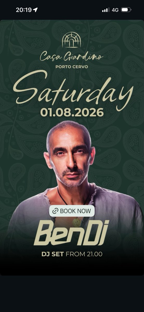 bendeejay's tweet photo. Ciao  Finalmente sono  sul traghetto per porto cervo ecco il programma da domani fino a fine Agosto
 28 luglio Amber beach 
29 luglio aether porto Raffael 
30 luglio vesta porto cervo @vesta_restaurants @twigapcervo @amberbeachclub_ @aetherportorafael @casagiardinoportocervo https://t.co/hXYqc0Hfid
