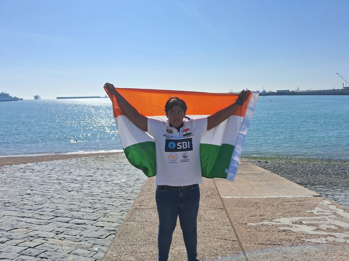SwimmerJiya's tweet photo. Today marks 2 years since I completed my English Channel swim. On  28th July 2024, I swam from Dover, UK to France in 17 hours 25 minutes.  It was about discipline, belief, and the love of my country

The journey continues. 

#EnglishChannel #Swimming https://t.co/mFVAhjCR6H