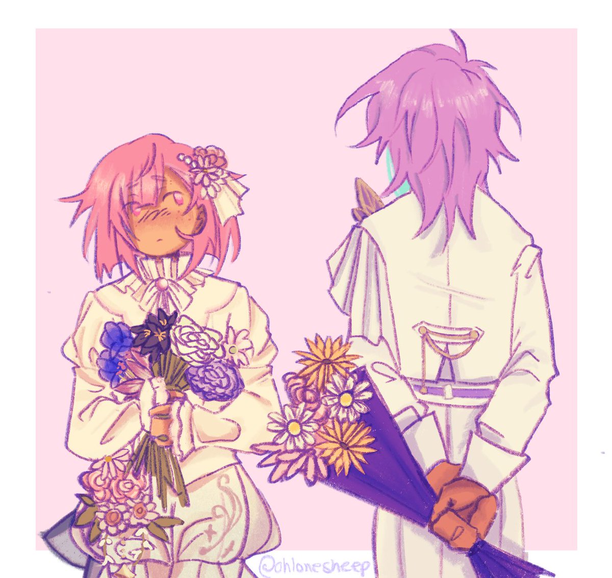 ohlonesheep's tweet photo. #emuruiweek2026 day 2: flowers https://t.co/YNPlys3ELV