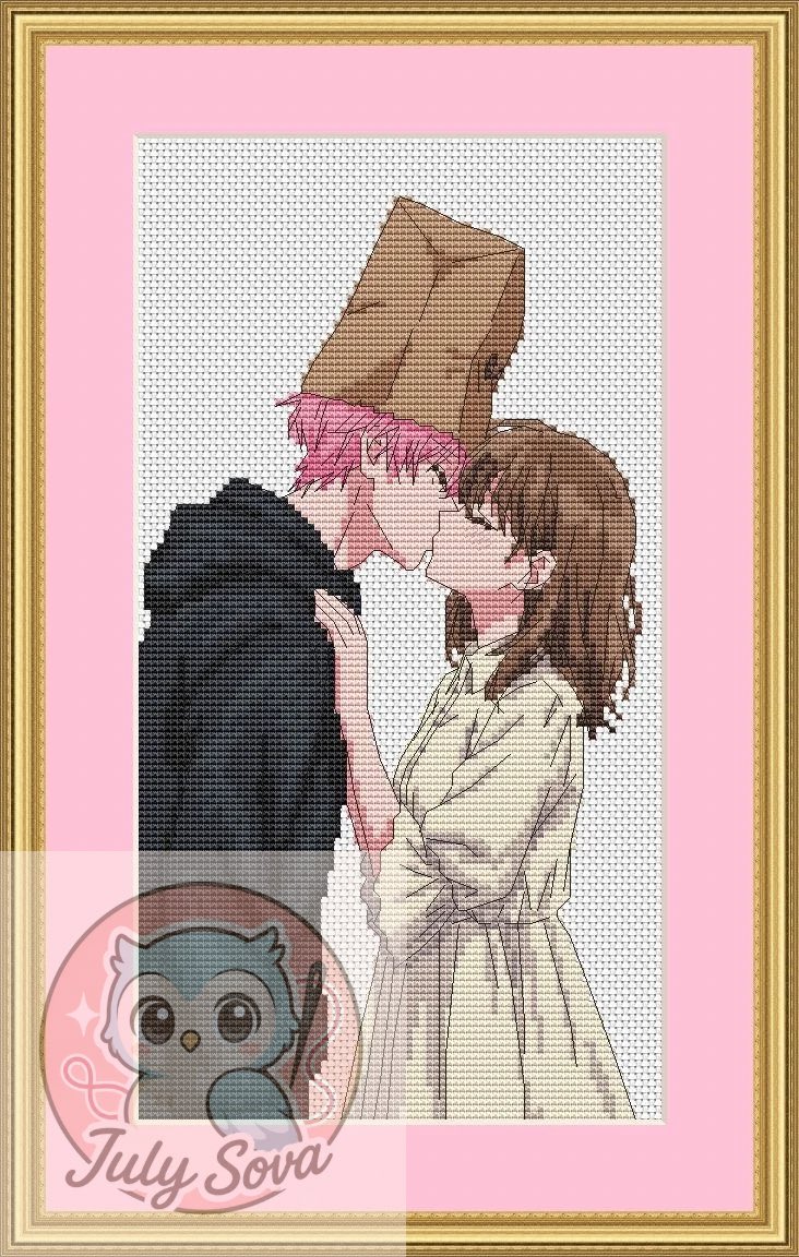 JulySovaStudio's tweet photo. Cross Stitch Pattern inspired by Tamon’s B-Side ✨

📏 Finished size: 13.97 × 25.76 cm (5.5 × 10.1 in)
🧵 Fabric: 14 Count Aida
✖️ Stitch count: 77 × 142
🎨 DMC palette: 15 colors, no blends
🪡 Stitches used: Full cross stitches &amp; backstitch
📄 File formats: PDF, XSD https://t.co/sLIzmIL2iW