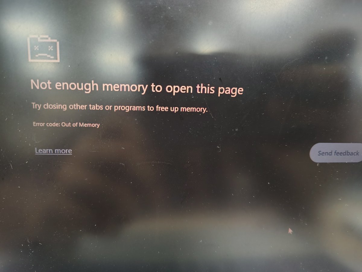 dheer1jkr's tweet photo. my fear is reality now😱. my chrome started crying in corner 😭😭 and not letting me to open a new tab as my c drive is having only 197 mb left. 
developers, ever experience this?
what to do now, do you have any suggestions? https://t.co/6CUQpFzWbD