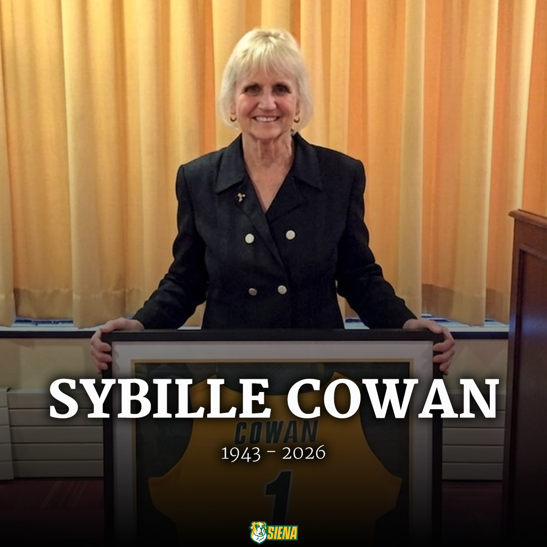 SienaSaints's tweet photo. Our Siena family is deeply saddened by the passing of Sybille Cowan

For 38 years, Sybille touched the lives of thousands of Saints while serving as athletic department secretary. She was the heart and soul of Siena Athletics.

You would be hard-pressed to find a student athlete over the past 50 years - or anyone associated with Siena for that matter - who wasn't directly impacted by her love, compassion, kindness, and beautiful smile

May her memory be a blessing

📰 https://t.co/3nm3puJBl5
