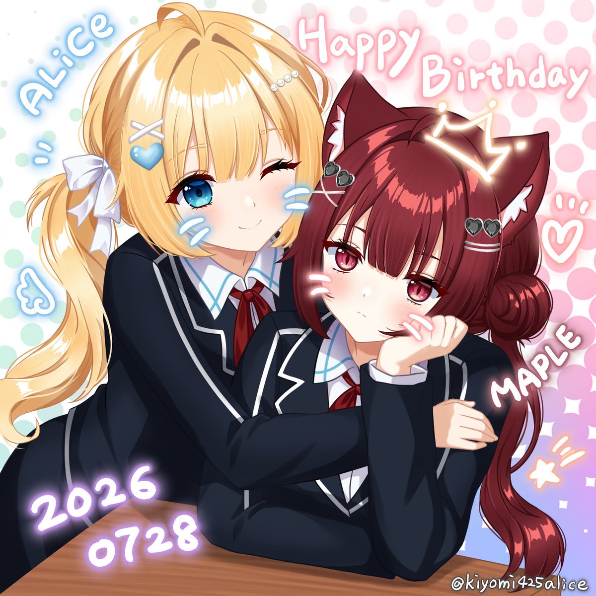 kiyomi425alice's tweet photo. 久しぶりのお絵描き✍🏻
SAOの帰還者学校の制服です

好像很久沒有畫畫了✍🏻
穿的是SAO的生還者學校制服

不知道正常自己畫自己的話要幫自己上二創TAG嗎
因為不知道還是上一下好了，畢竟我是我自己的粉絲
以後點TAG還可以回顧一下曾經認真畫畫的自己w
#愛愛畫冊 https://t.co/1Hn14jm4ve
