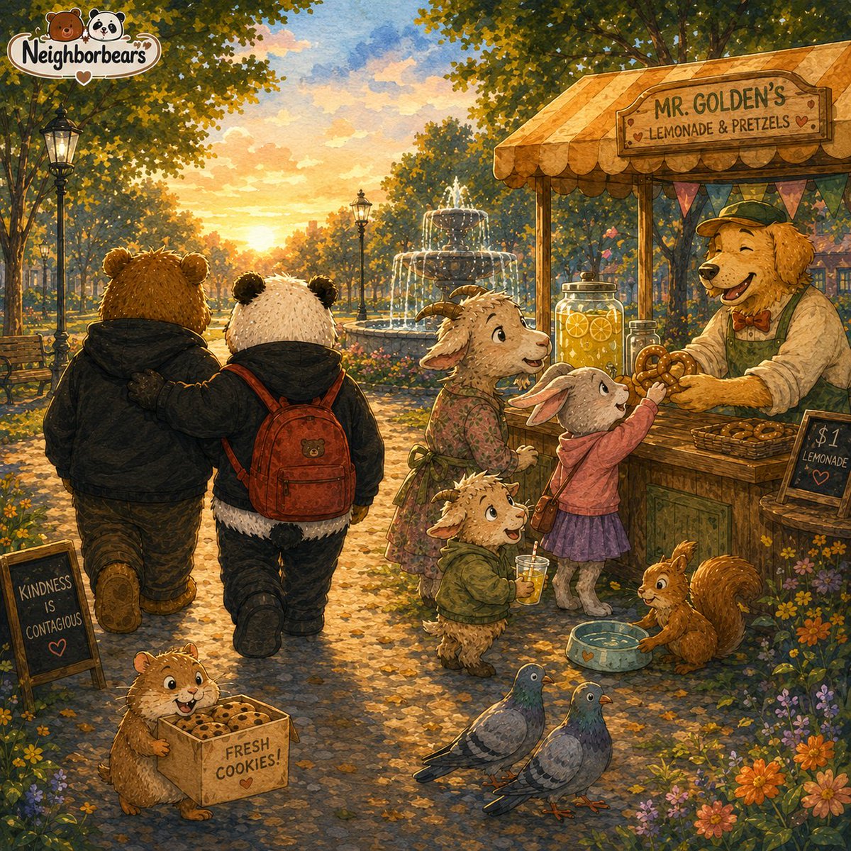 neighborbears's tweet photo. Bullies come in many forms
School.
Work.
Online.

Sometimes all someone needs...
is one person willing to quietly stand beside them.
Be that person.
The world already has enough bullies.
❤️
#NeighborBears #StandAgainstBullying #WebComics #Comic #SliceOfLife https://t.co/f5hDIOeN5R