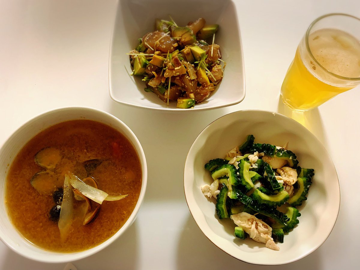 beerfish16g's tweet photo. 2026/07/27 晩ご飯

ヒラマサポキ
ゴーヤーとささみの梅和え
ベトナム風しじみスープ

美味しくできました👏🏻

#ばんごはん #自炊記録 https://t.co/IxD7yAZOvo