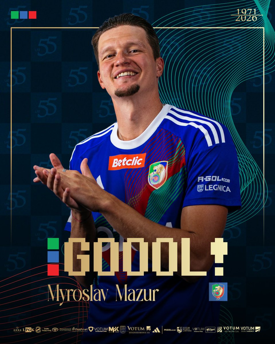 MiedzLegnica's tweet photo. ⏱️ 88' GOOOOOOOOOOOOOOOOOOOOOOOL ‼️
Ależ to zrobił Myroslav Mazur 🔥 Strzałem z dystansu ukraiński defensor doprowadza do wyrównania 💥
---
Miedź Legnica 1⃣:1⃣ Podbeskidzie Bielsko-Biała
#MIETSP https://t.co/EPO3VkSweb