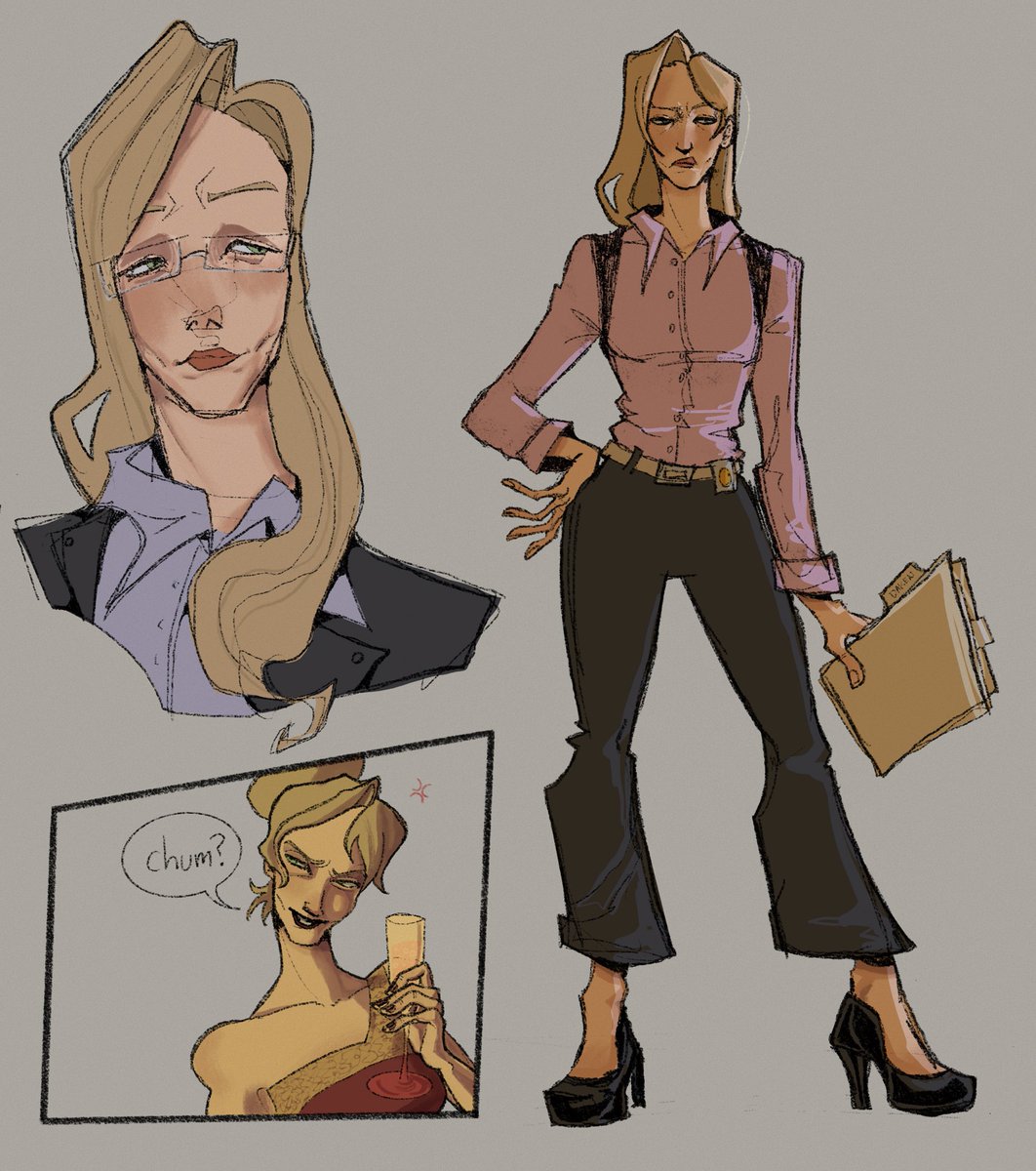 SoupofWorms's tweet photo. sketches of Donna Kiel I did a while ago (wanna redo them cuz I’m not a fan of how they turned out) https://t.co/ALsRmzSxth