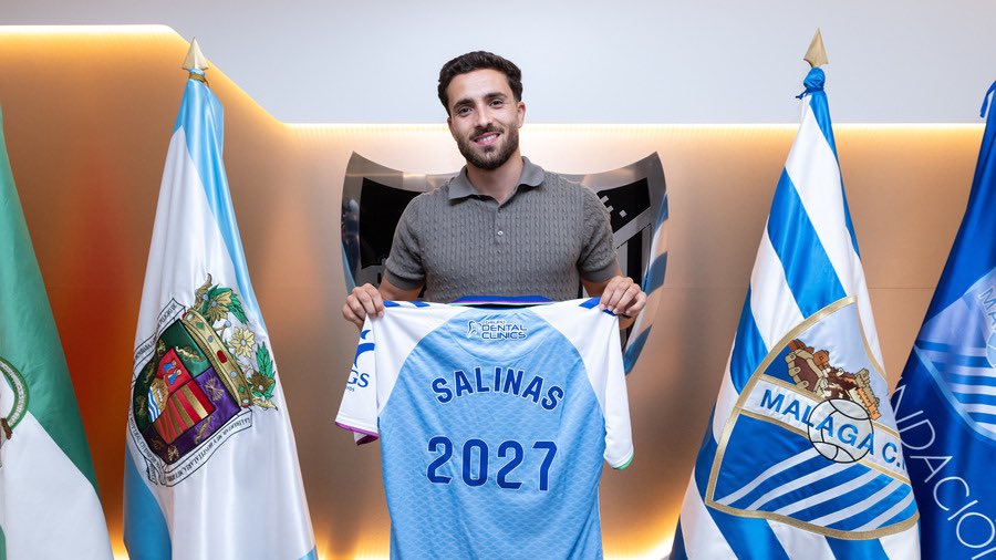 fjbautista's tweet photo. 👉🏼 Pues ya es oficial lo que adelantó el gran @__AngelGarcia__. Llega Salinas al lateral zurdo. Es un cañón, solo que en el Español apenas jugó al tener delante a un titularísimo. Es tipo Puga en zurdo. Cedido y con opción de compra. Vendrá alguno más según apuntó Funes. https://t.co/AV2GzkcgvF