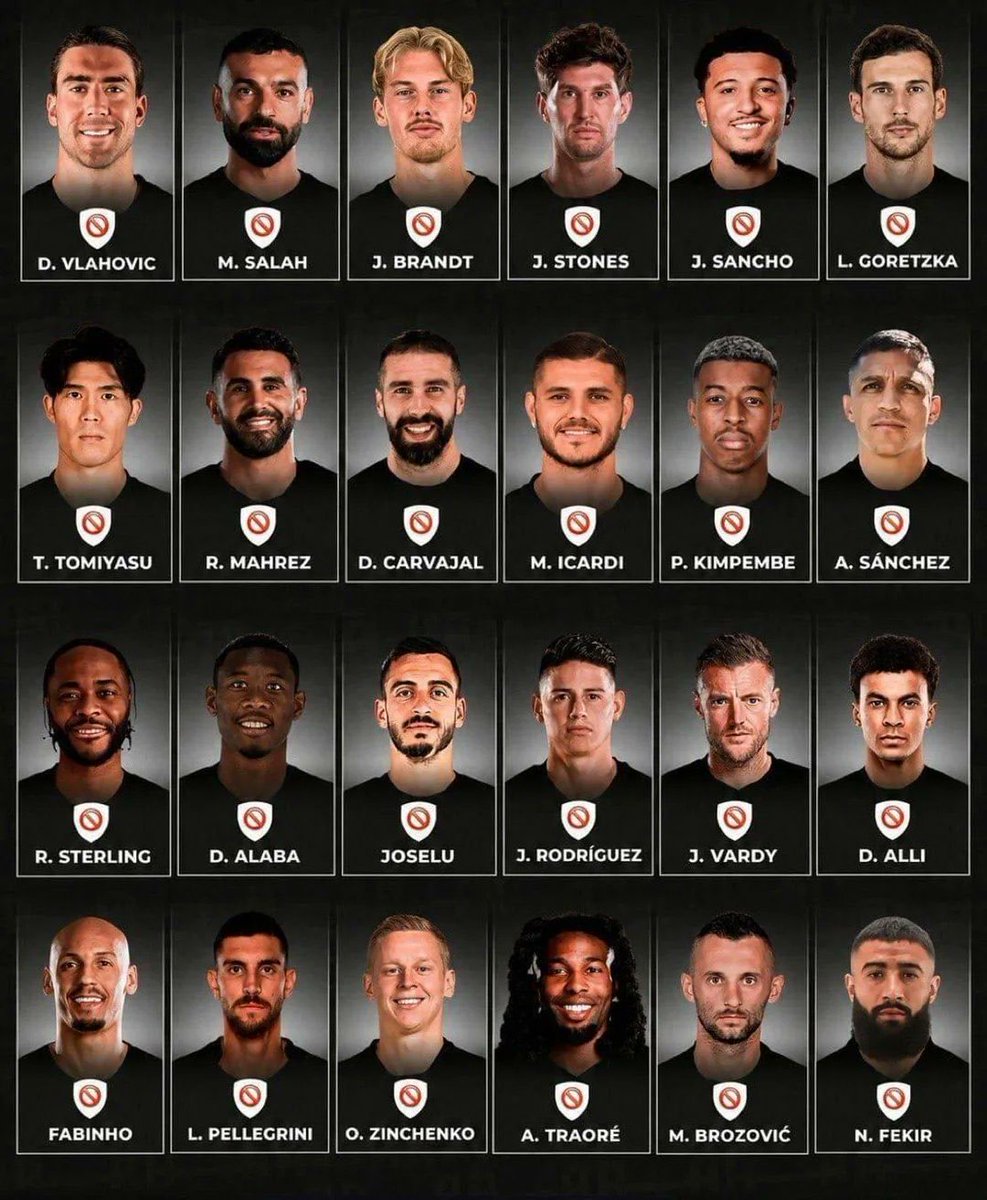 SempreMilanCom's tweet photo. 📝 Any of these free agents you'd like to see in 🔴⚫️?

🗣 Tell us your thoughts 👇 https://t.co/lLG3V57XBJ