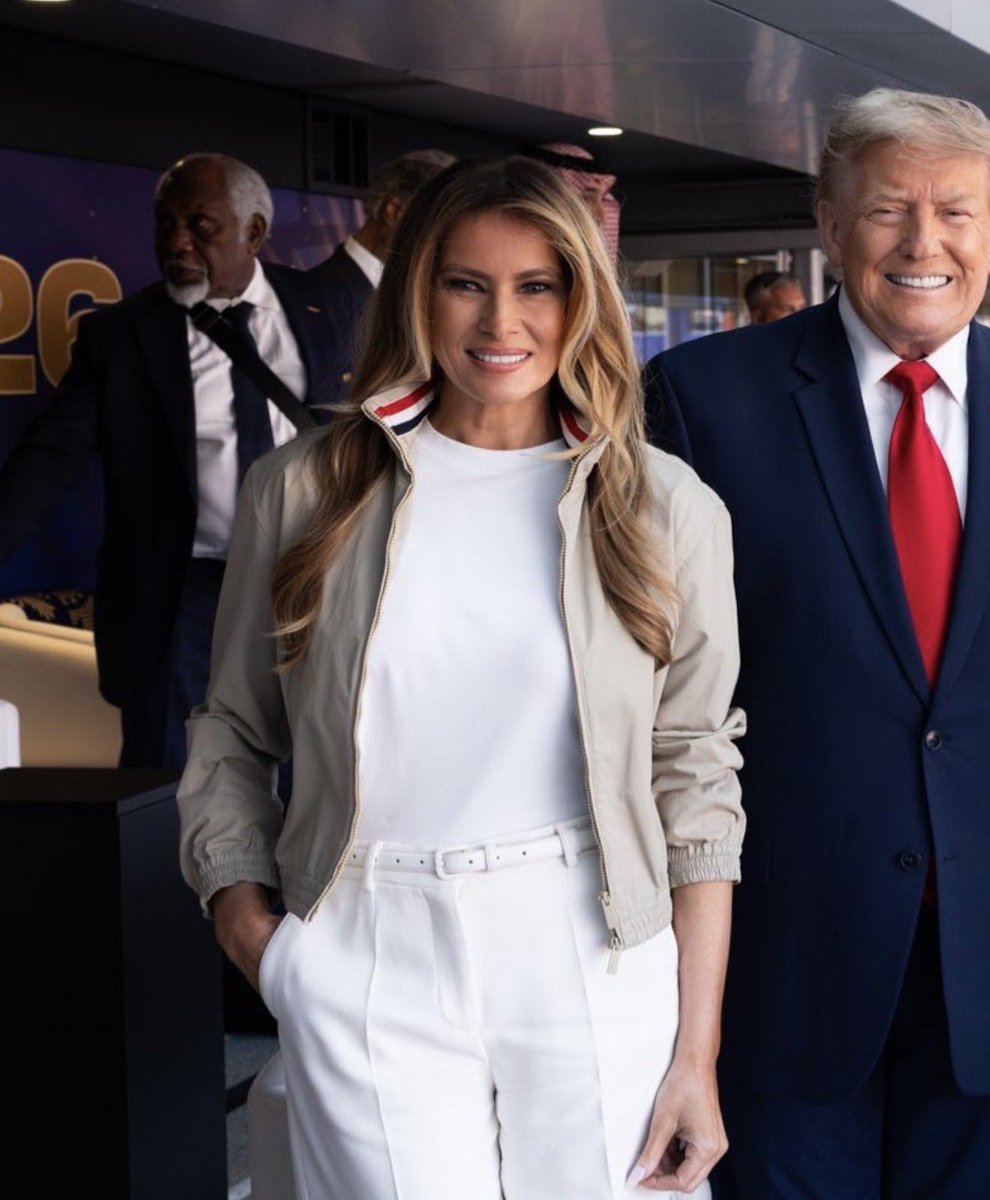 MAGAVoice's tweet photo. Melania Trump is America’s most beautiful First Lady… and second place isn’t even close ❤️ 🙏 https://t.co/f1bSmZVNK8