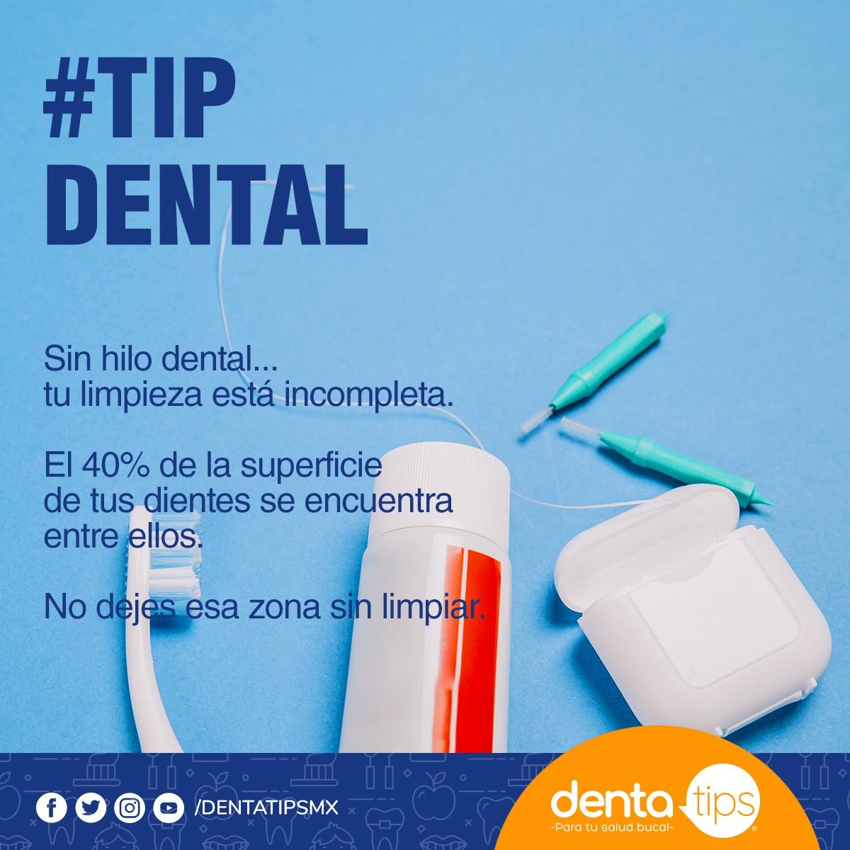 dentatipsmx's tweet photo. ¿Crees que con el cepillo es suficiente? Piénsalo otra vez.

Aunque te cepilles todos los días, hay una zona que el cepillo no puede limpiar por completo. 

No te quedes desinformado y echa un vistazo a nuestro sitio web: https://t.co/nBm6fWmXO6 https://t.co/2gknELeP6s