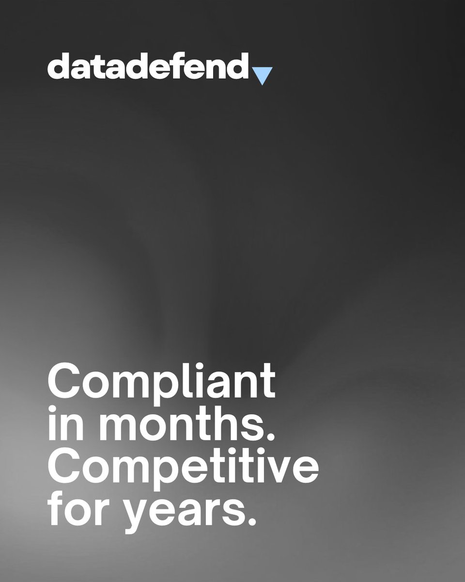 datadefend_in's tweet photo. Stop letting compliance slow down your growth. With Datadefend, you can achieve full compliance in a matter of months and unlock a competitive edge that lasts for years. Future-proof your business today. #DataDefend #DataCompliance 

https://t.co/wnpHEz6ZEk https://t.co/bJQV3FzUsY