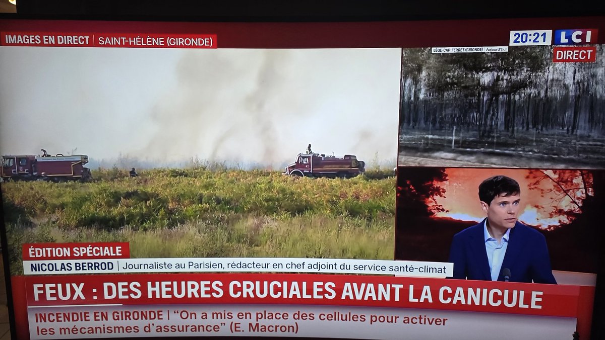 LLP_Le_Vrai's tweet photo. Les feux, les incendies, les pompiers, le réchauffement climatique... Y a plus aucune autre actu en France ! Ce pays est malade. https://t.co/cA8E6weqiT
