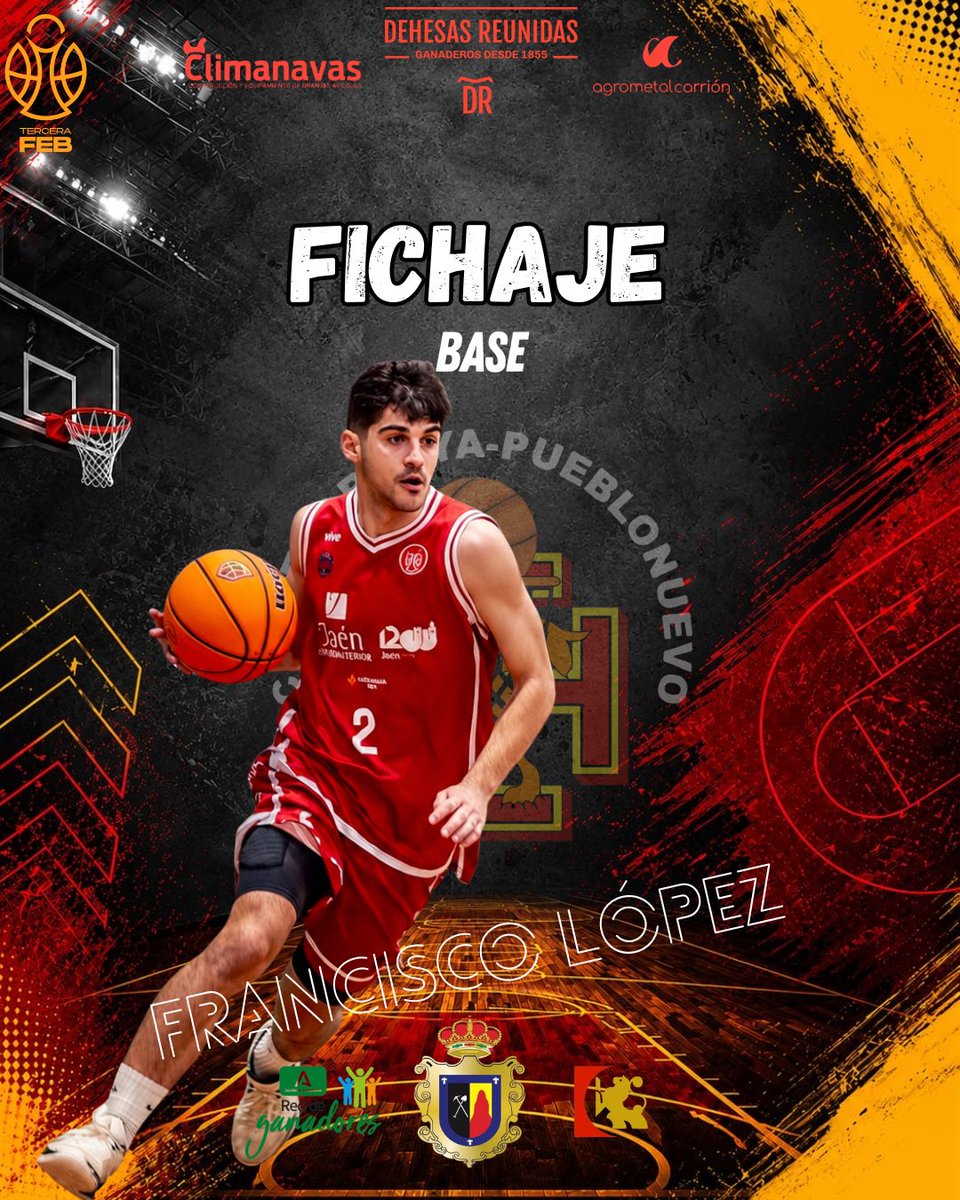 VIVEELBASKET's tweet photo. VIVE EL BASKET CON EDUARDO BURGOS: 

El base Francisco López (Jaén-2ª FEB), cierra la plantilla del CP Peñarroya que renueva a Pepe Varo y que la próxima temporada cambiará de grupo en 3ª FEB.

https://t.co/Jdpk5wHfcs https://t.co/Jp4EJDvpLY
