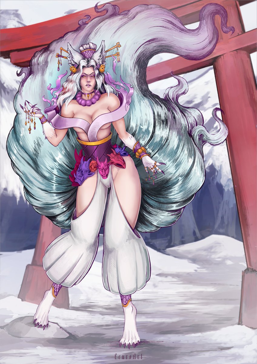 FeuroArt's tweet photo. illustration made for @LatexSquare 

Rumours speak of a spirit named Miyuki, who grants wishes to those desperate enough to seek her out.

High upon a frozen mountain, a forgotten shrine waits for those with nowhere else to turn. https://t.co/gQcXgtdAR3