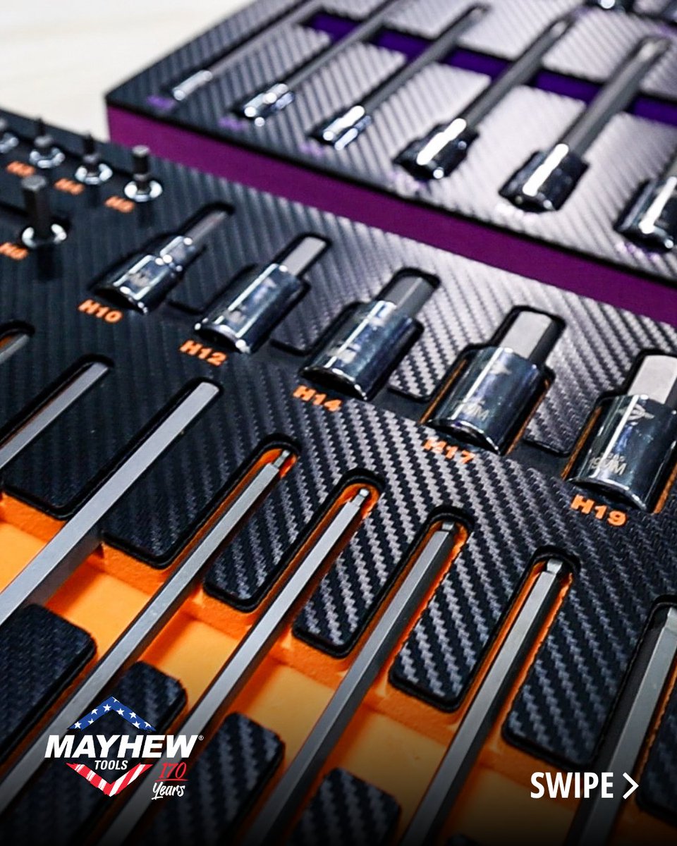 mayhewtools's tweet photo. Mayhew Foam Tray Sets are designed to help professionals keep essential tools protected, organized, and immediately accessible. 

Learn more about our Foam Tray Sets: https://t.co/80faagW3AU 

#MayhewFoamSets #MayhewTools #MadeInTheUSA https://t.co/JCazB18I2h