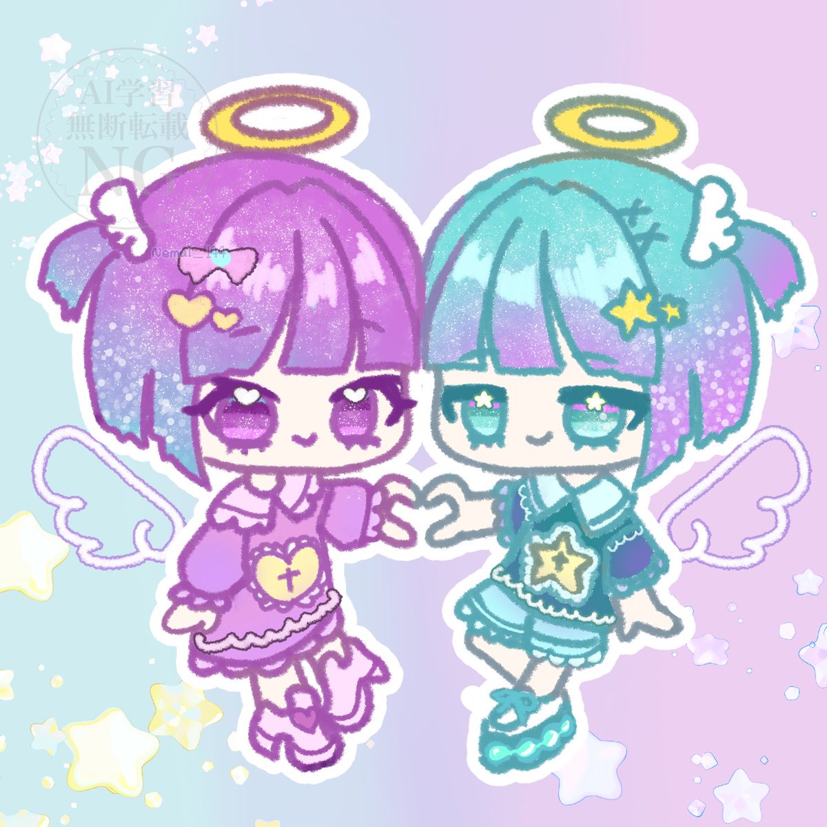 Nemui_144's tweet photo. 双子ちゃん🩷🩵🪽 https://t.co/2LdwpWrDTx
