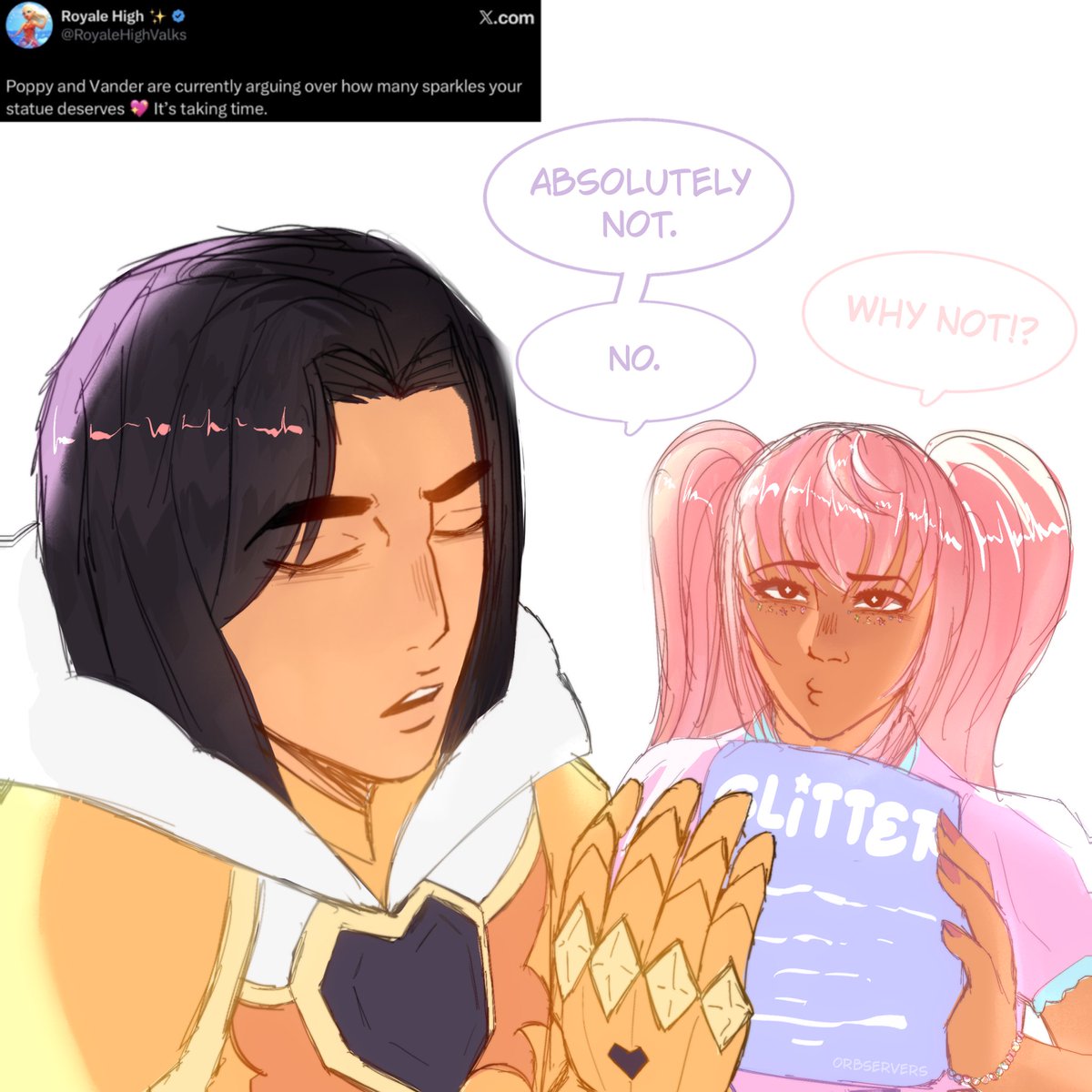 orbservers's tweet photo. Guard doodles day 1 #royalehigh https://t.co/7G0TBxSdsA